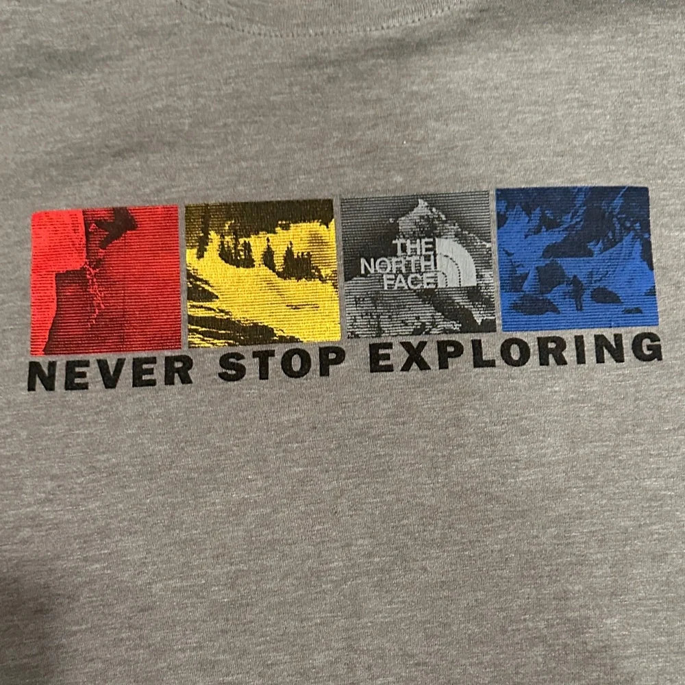 The North Face Gray Adventure Graphic Tee